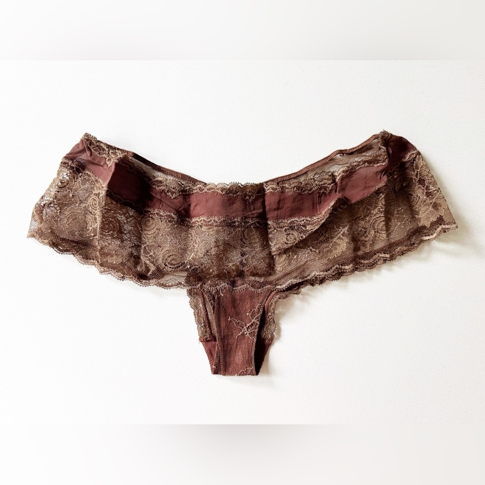 La Perla Brown Lace Panties